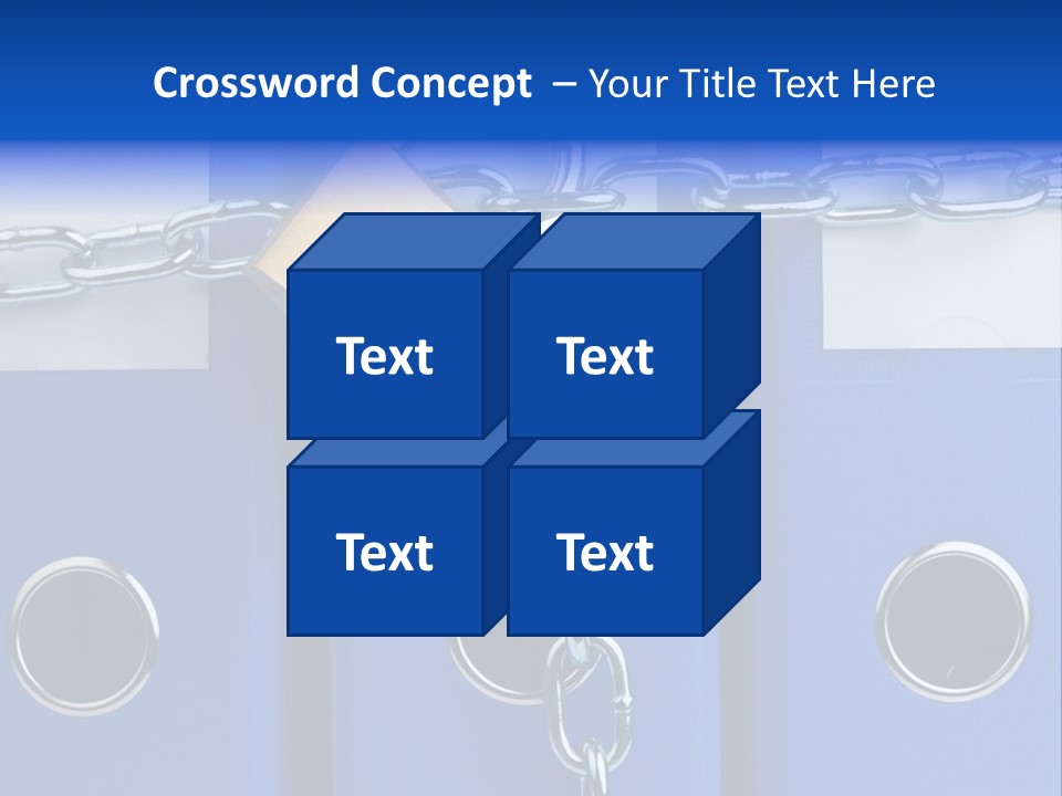 Confidential Theft Padlock PowerPoint Template