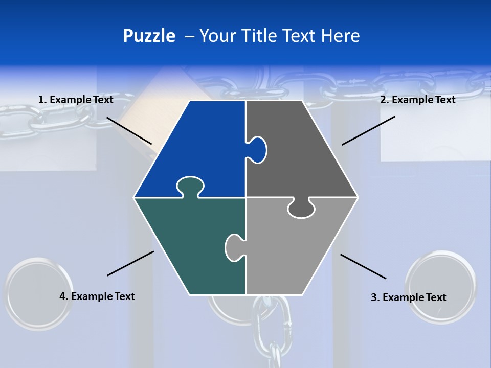 Confidential Theft Padlock PowerPoint Template