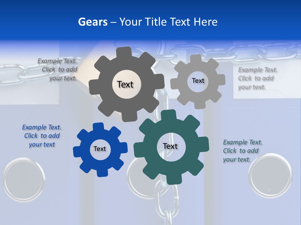 Confidential Theft Padlock PowerPoint Template