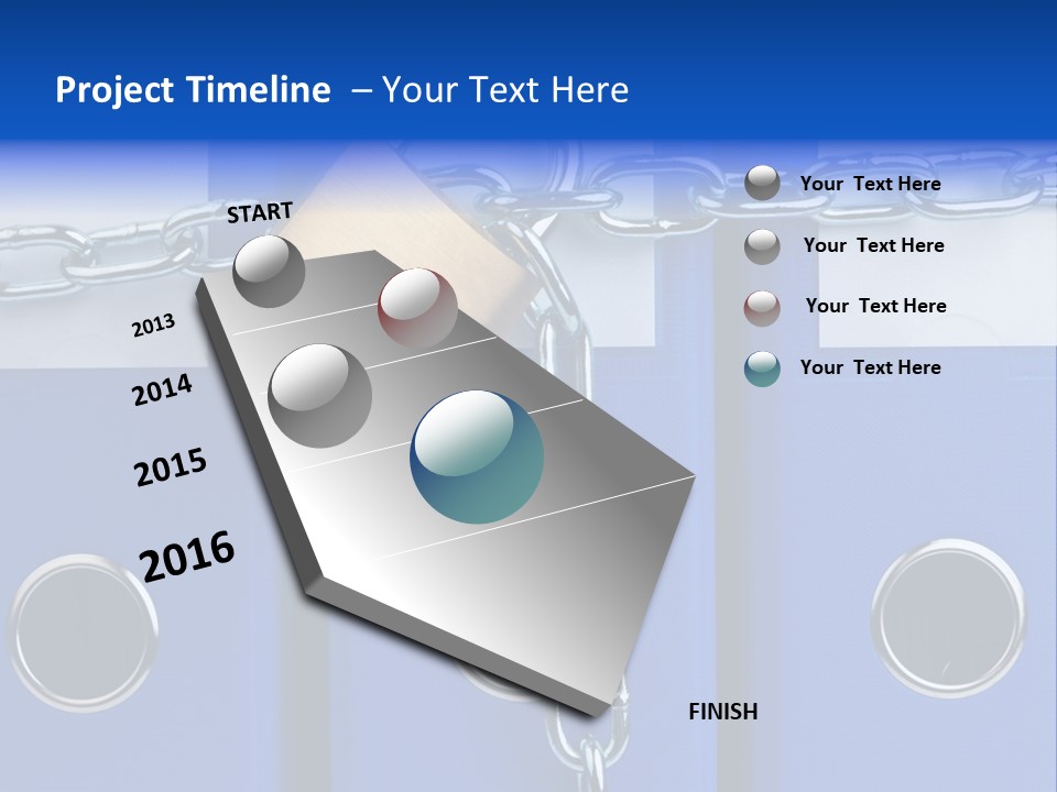 Confidential Theft Padlock PowerPoint Template