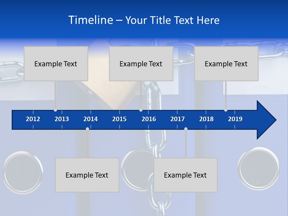 Confidential Theft Padlock PowerPoint Template