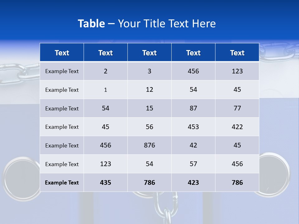 Confidential Theft Padlock PowerPoint Template