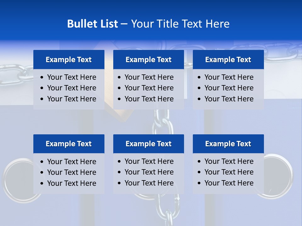 Confidential Theft Padlock PowerPoint Template