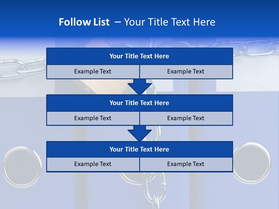 Confidential Theft Padlock PowerPoint Template