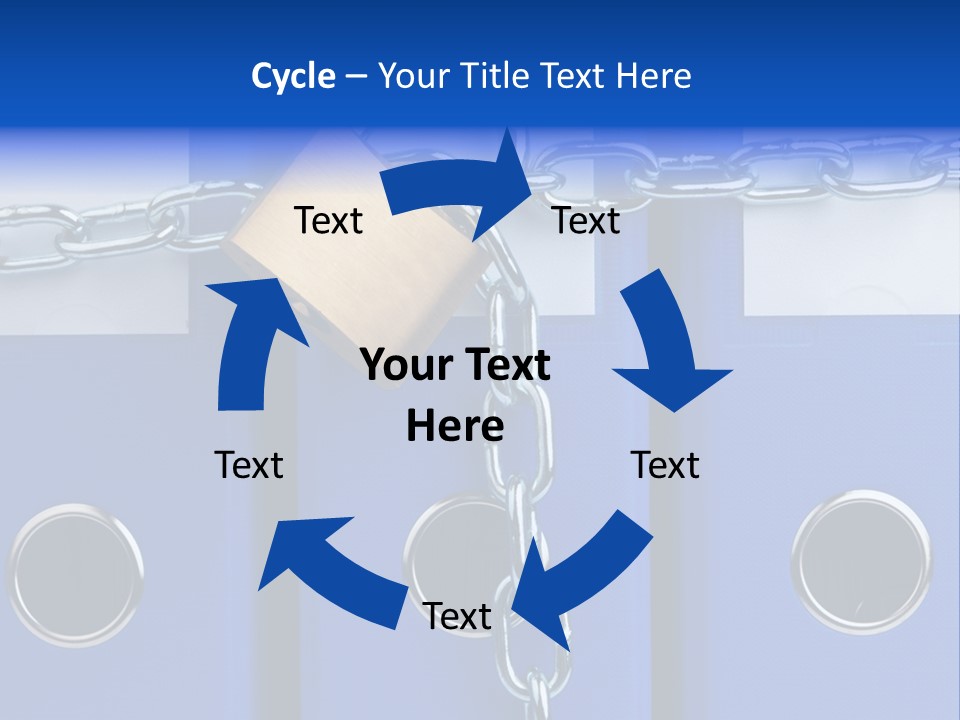 Confidential Theft Padlock PowerPoint Template