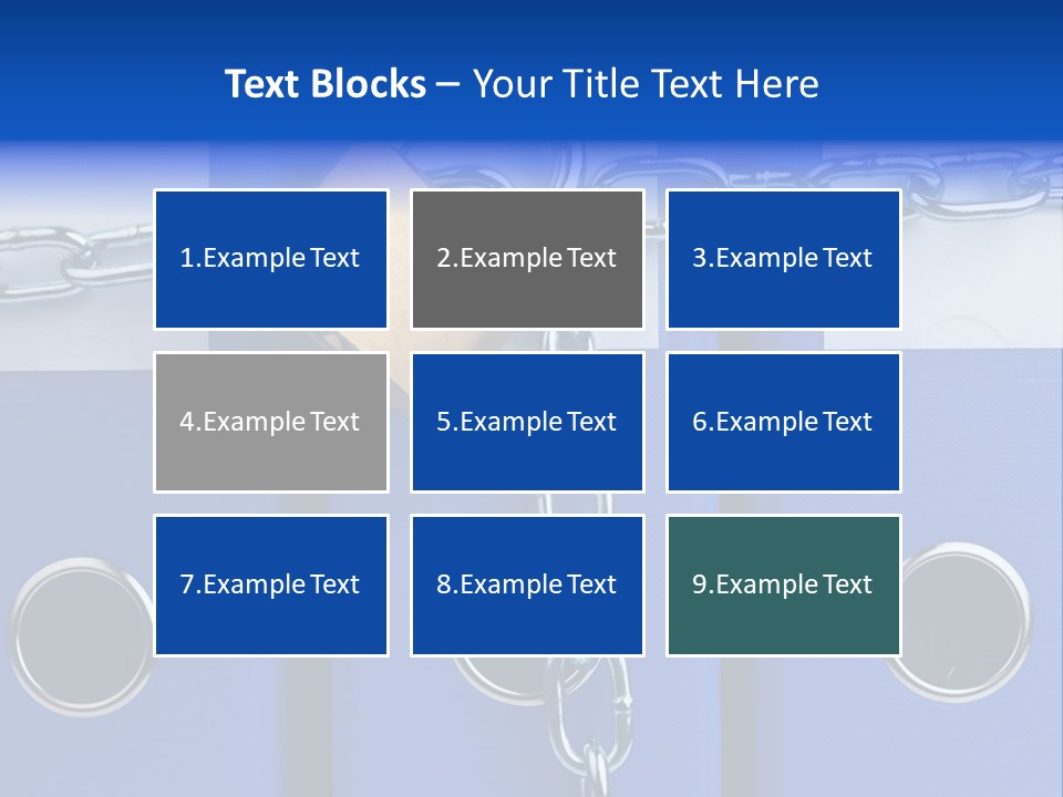 Confidential Theft Padlock PowerPoint Template