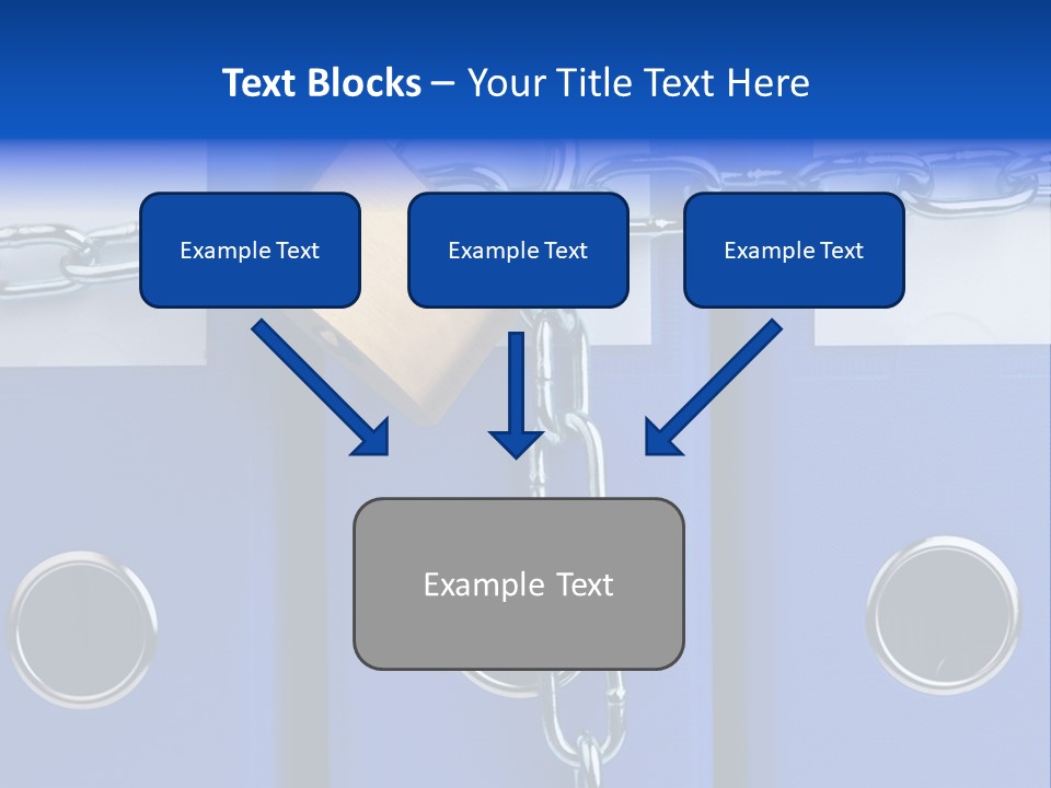Confidential Theft Padlock PowerPoint Template