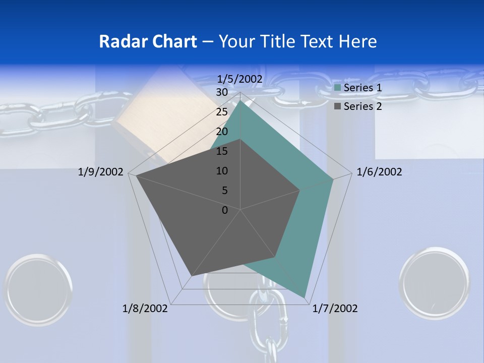 Confidential Theft Padlock PowerPoint Template
