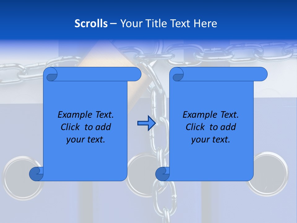 Confidential Theft Padlock PowerPoint Template