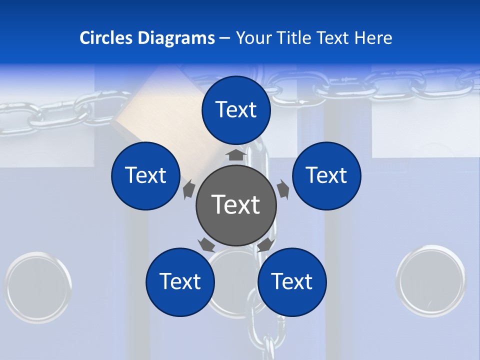 Confidential Theft Padlock PowerPoint Template