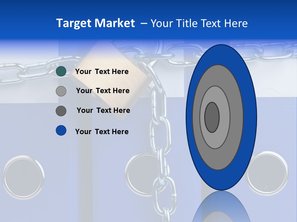 Confidential Theft Padlock PowerPoint Template