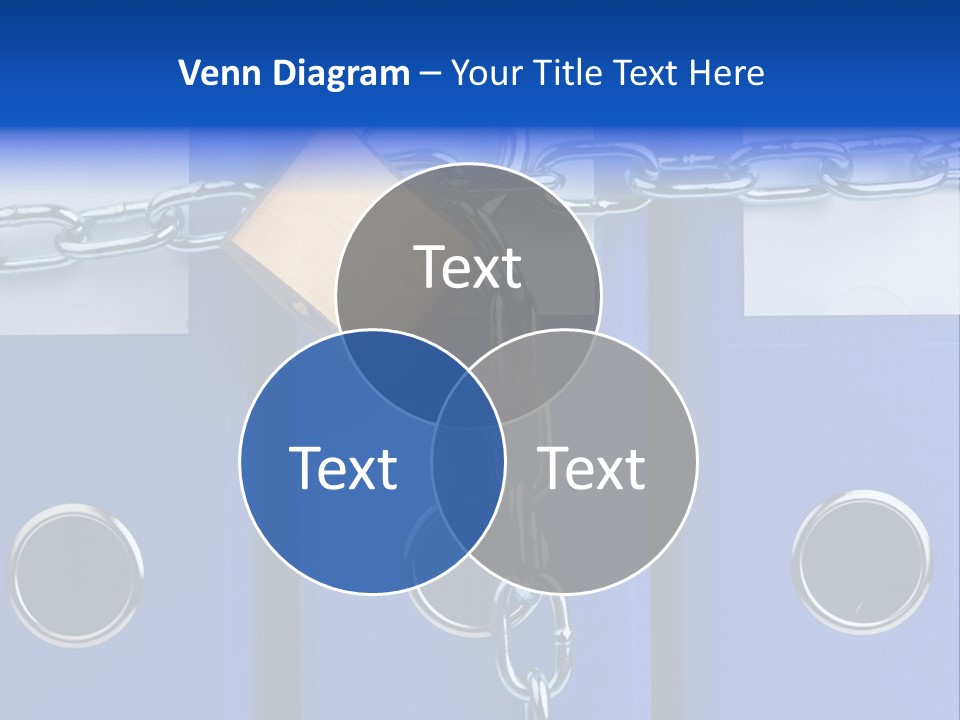 Confidential Theft Padlock PowerPoint Template