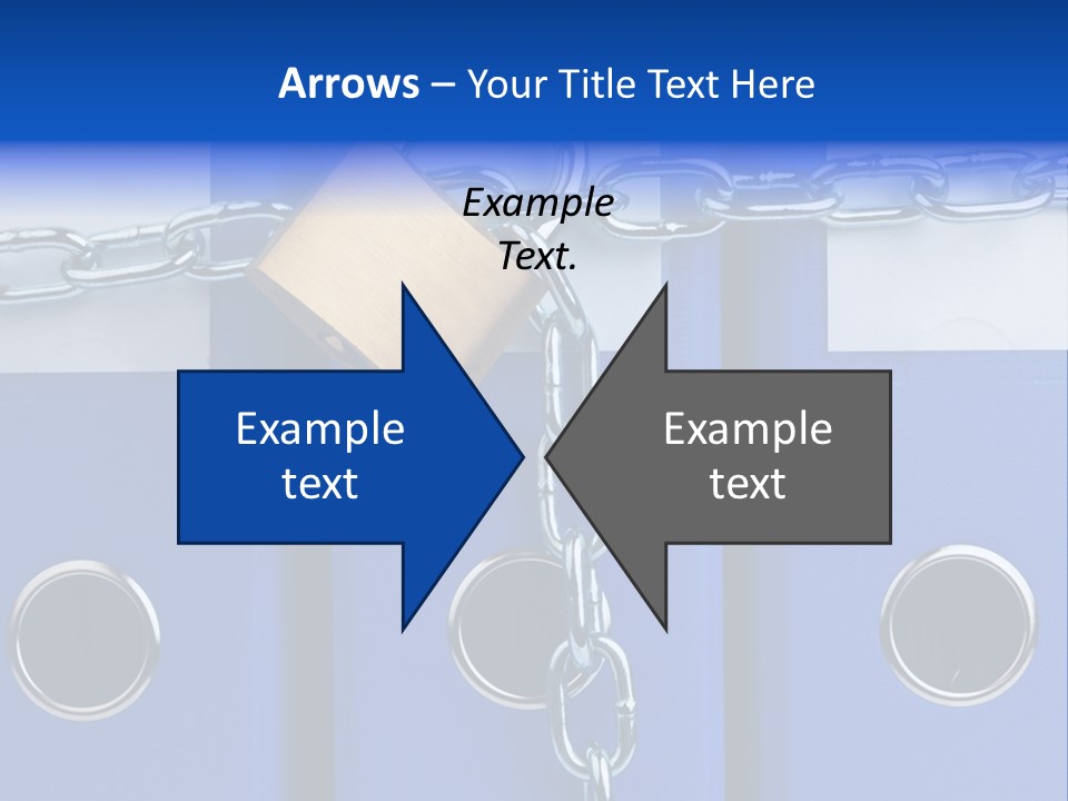 Confidential Theft Padlock PowerPoint Template