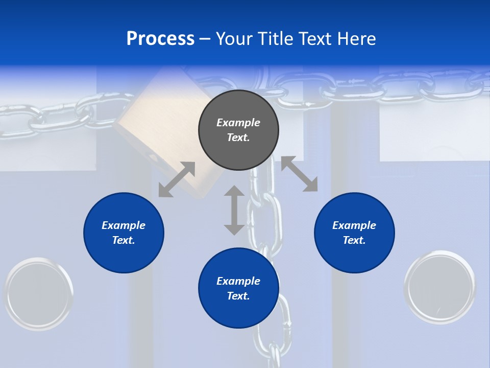 Confidential Theft Padlock PowerPoint Template