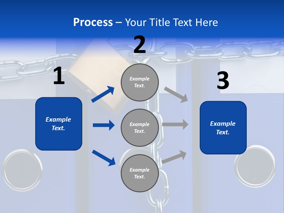 Confidential Theft Padlock PowerPoint Template