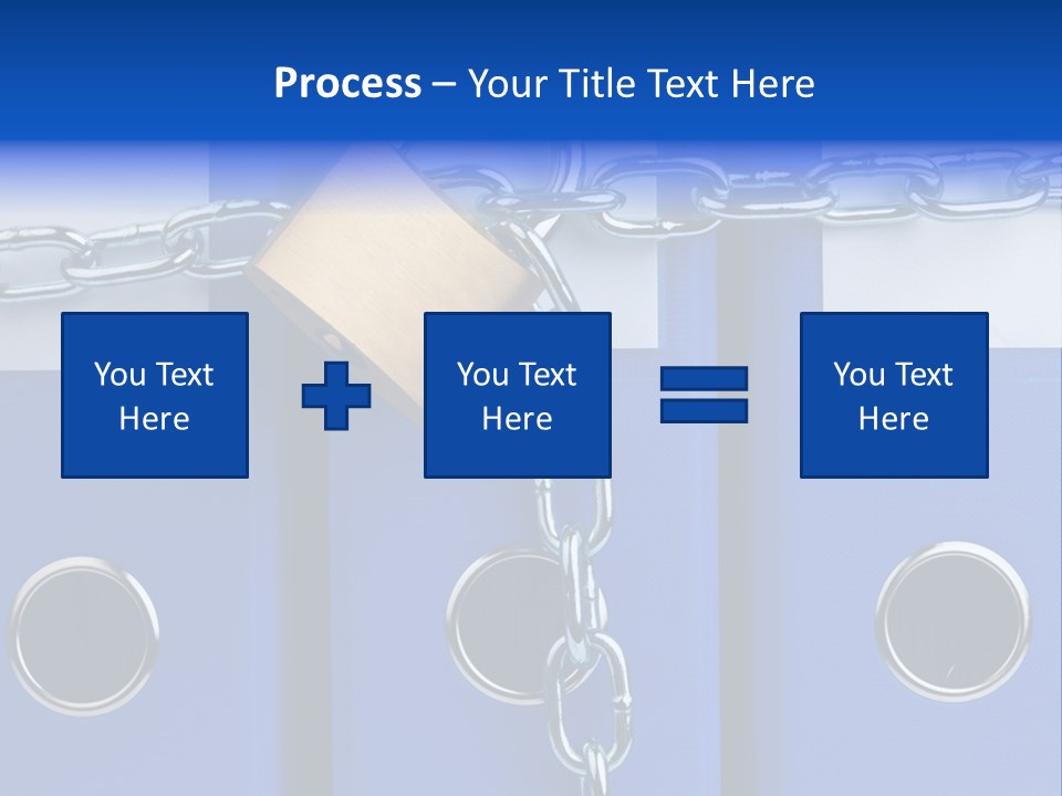 Confidential Theft Padlock PowerPoint Template
