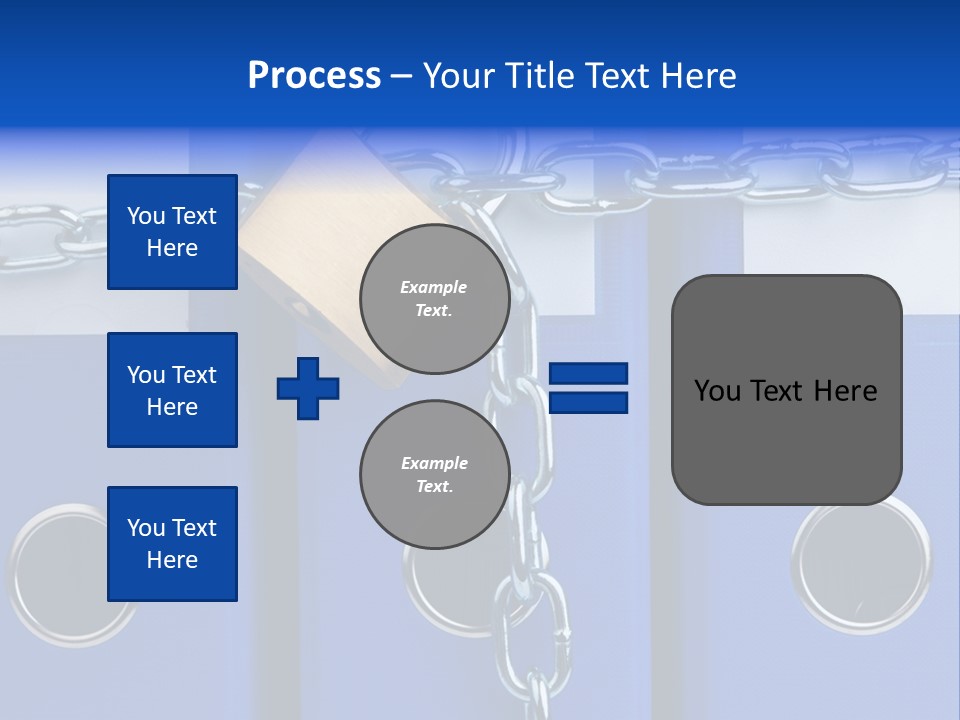 Confidential Theft Padlock PowerPoint Template