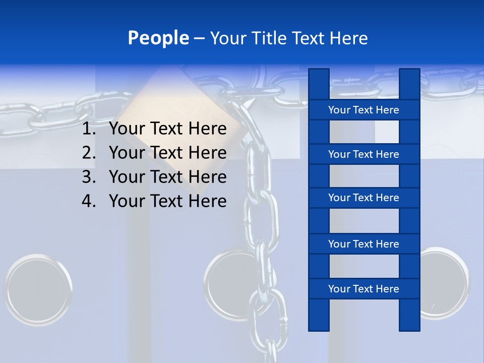 Confidential Theft Padlock PowerPoint Template
