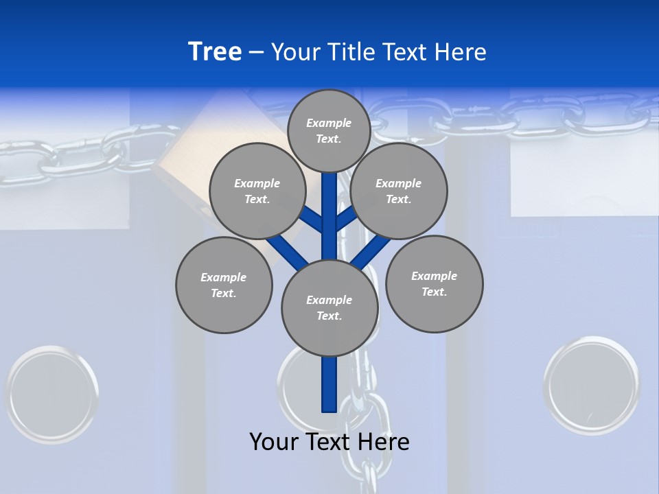 Confidential Theft Padlock PowerPoint Template