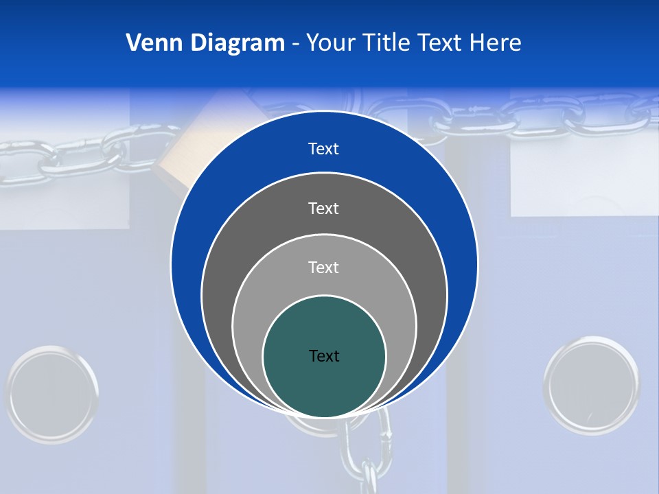 Confidential Theft Padlock PowerPoint Template