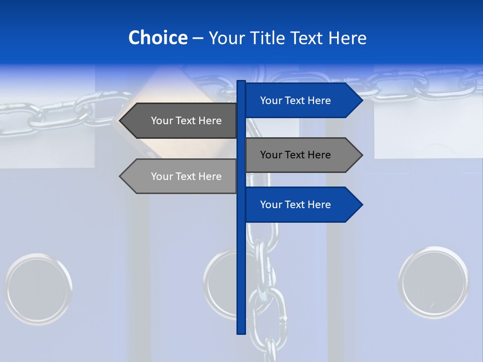 Confidential Theft Padlock PowerPoint Template