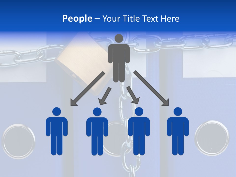 Confidential Theft Padlock PowerPoint Template