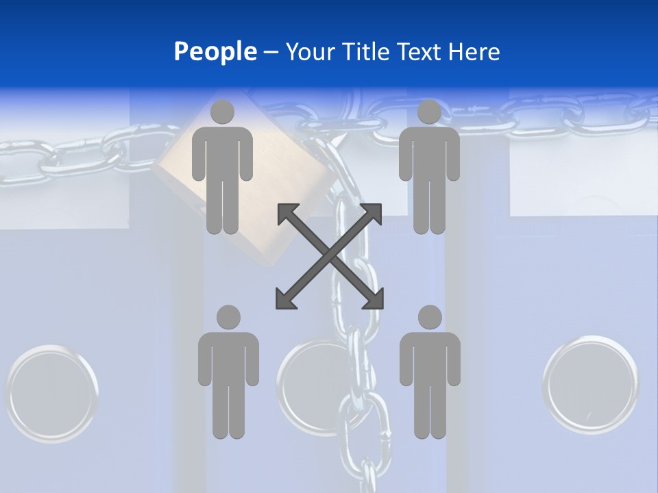 Confidential Theft Padlock PowerPoint Template