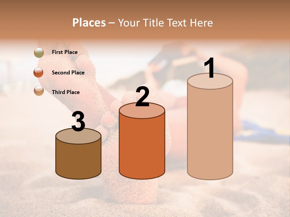 Sandy Water Tropical PowerPoint Template
