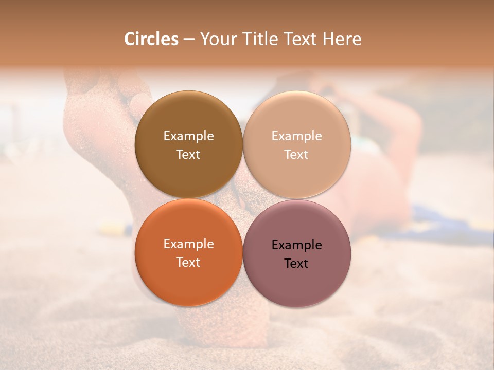 Sandy Water Tropical PowerPoint Template