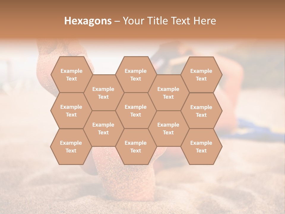 Sandy Water Tropical PowerPoint Template