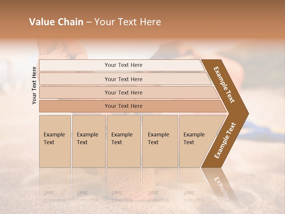 Sandy Water Tropical PowerPoint Template
