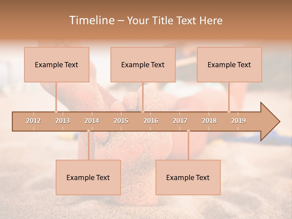 Sandy Water Tropical PowerPoint Template