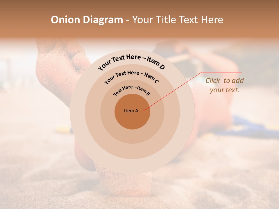 Sandy Water Tropical PowerPoint Template