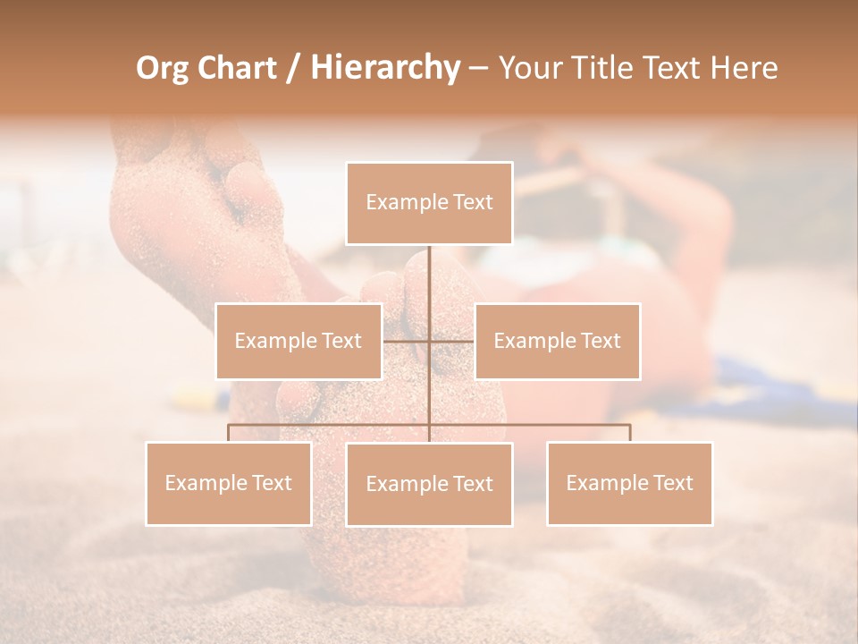 Sandy Water Tropical PowerPoint Template