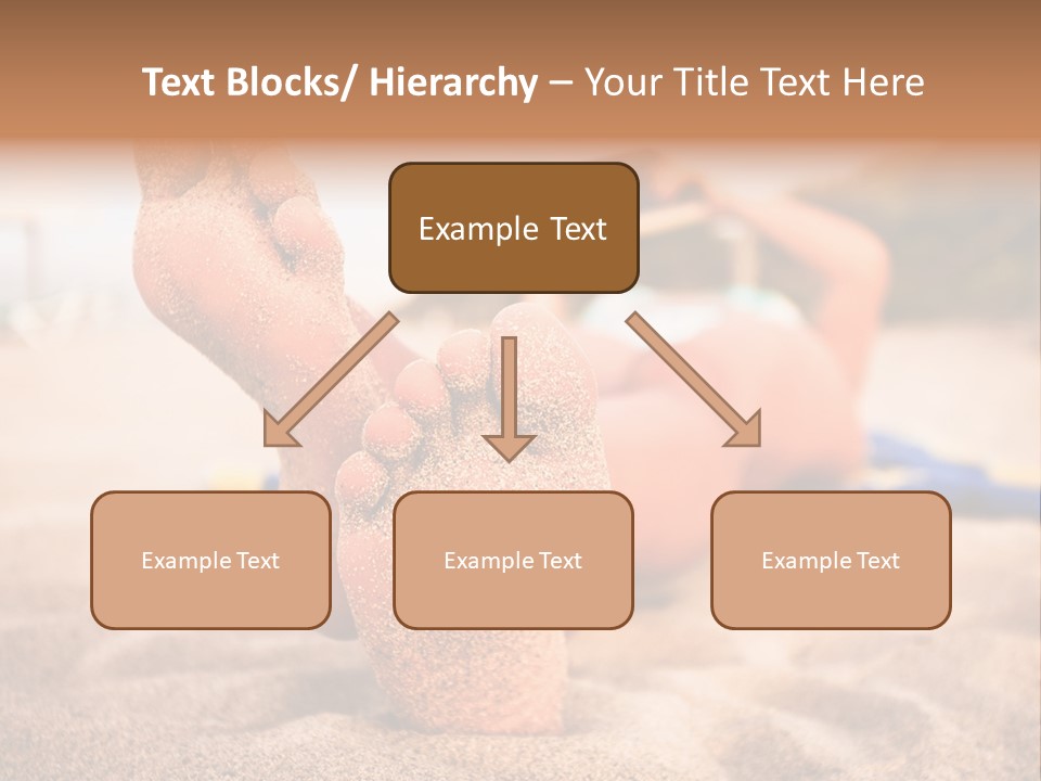 Sandy Water Tropical PowerPoint Template