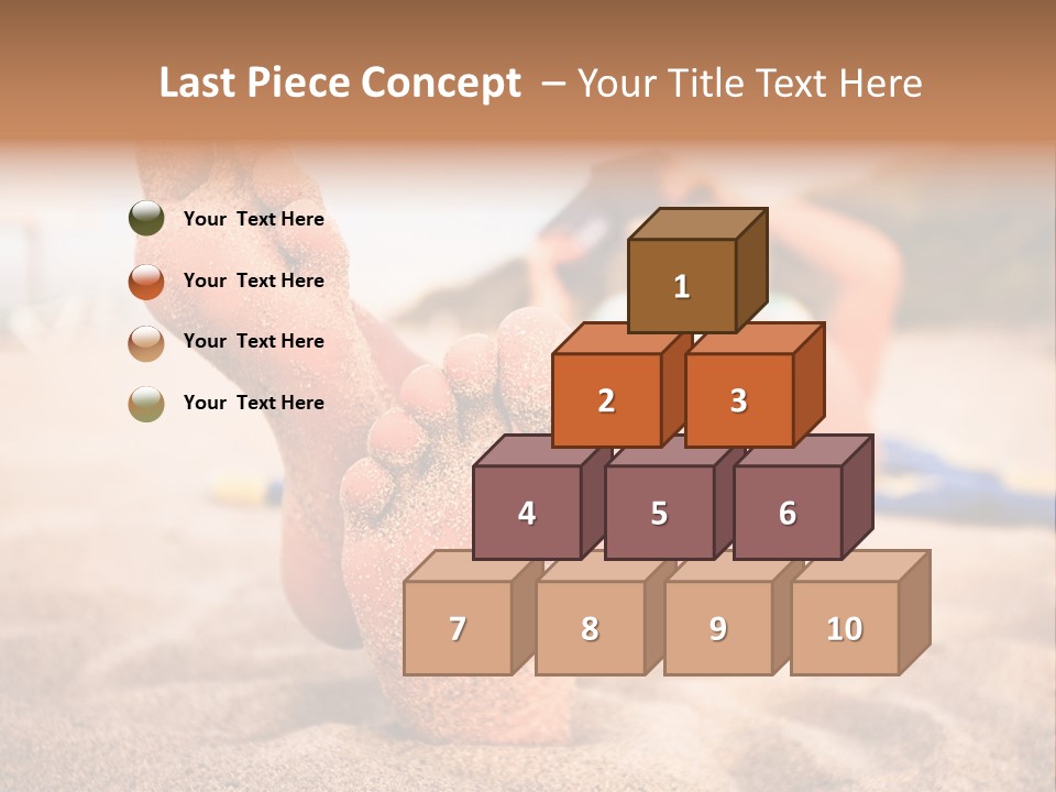 Sandy Water Tropical PowerPoint Template