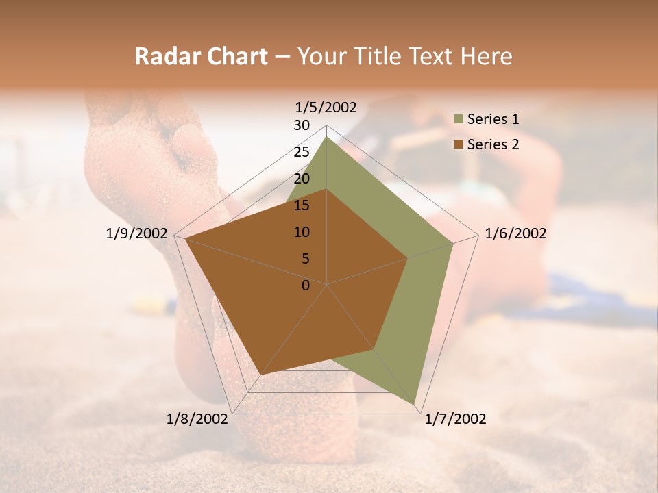 Sandy Water Tropical PowerPoint Template