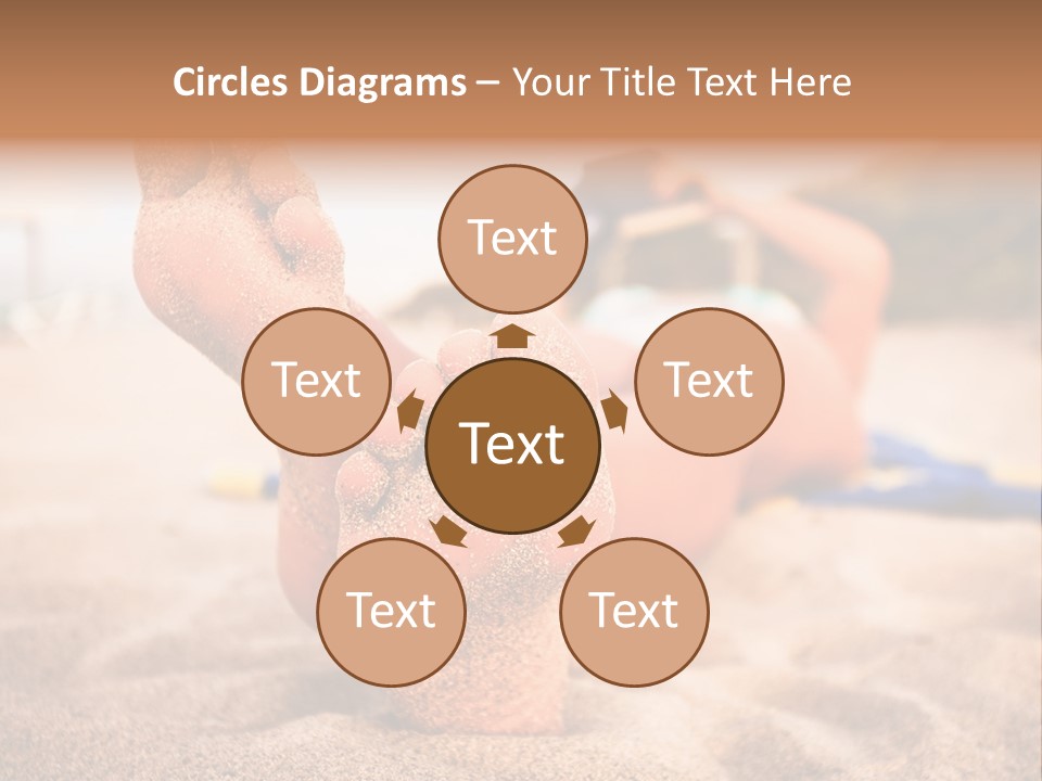 Sandy Water Tropical PowerPoint Template