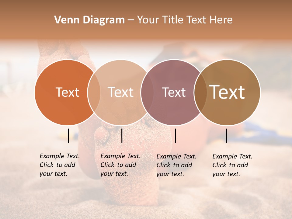 Sandy Water Tropical PowerPoint Template