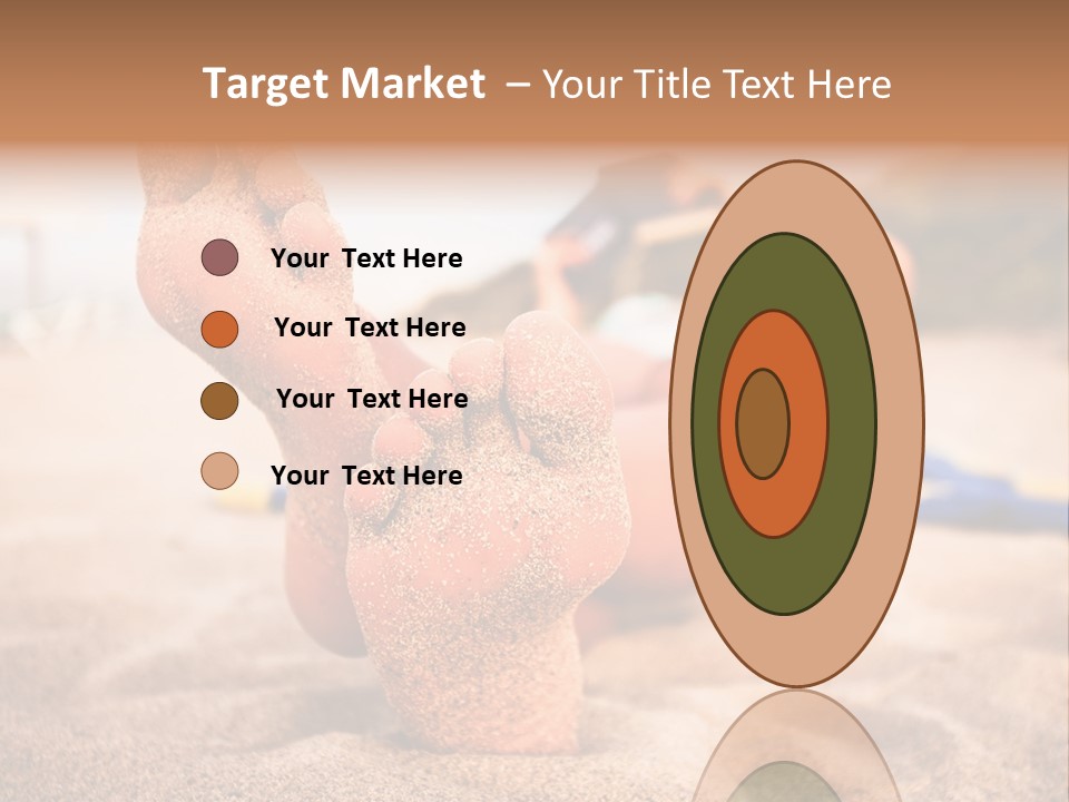 Sandy Water Tropical PowerPoint Template