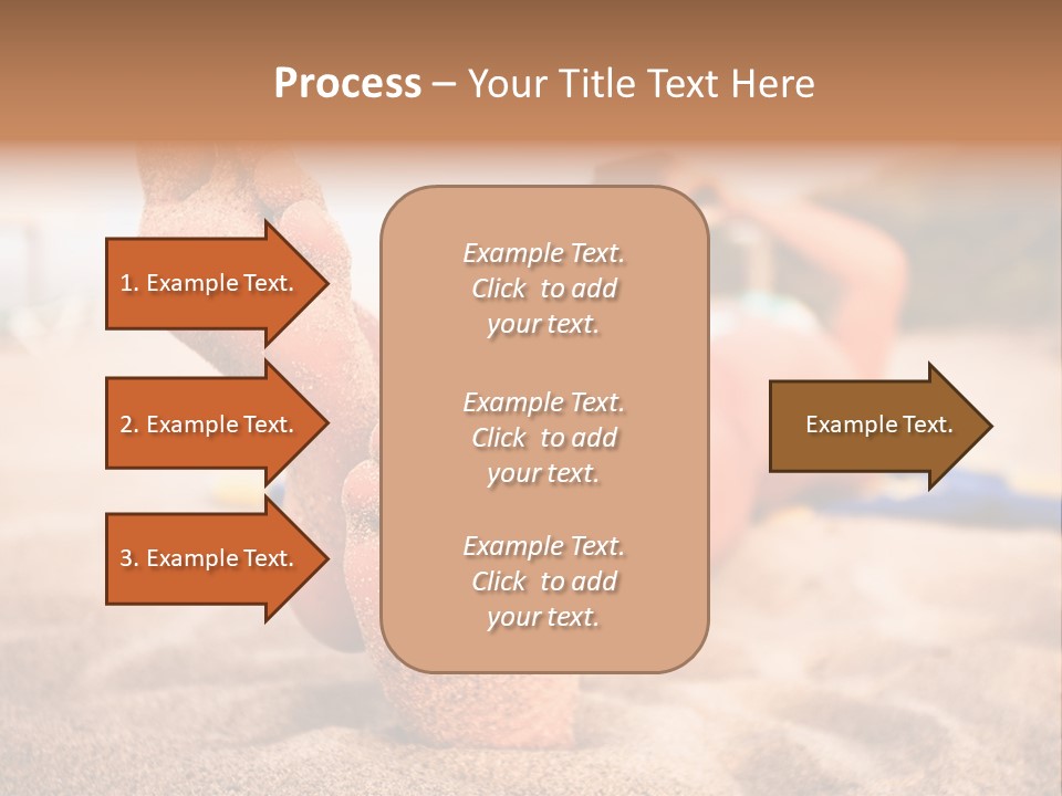 Sandy Water Tropical PowerPoint Template
