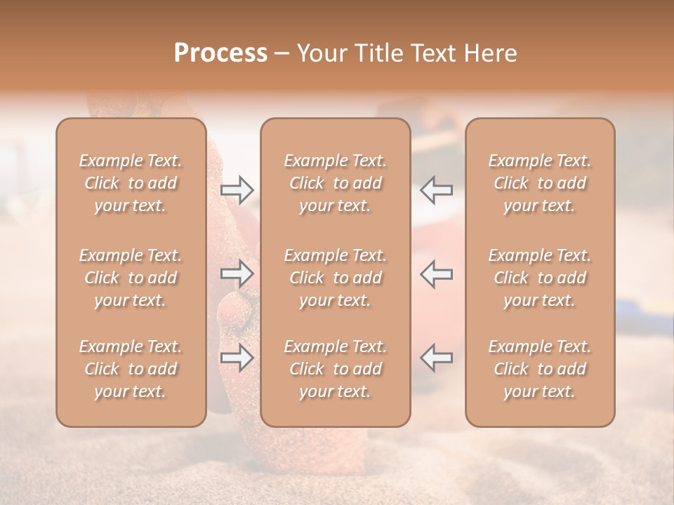 Sandy Water Tropical PowerPoint Template