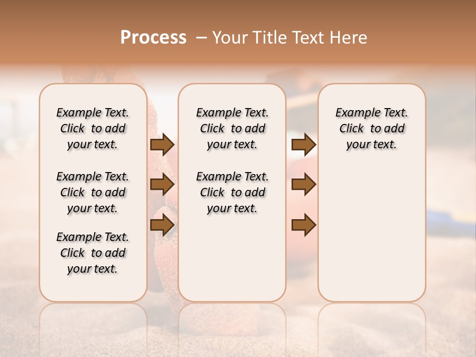 Sandy Water Tropical PowerPoint Template