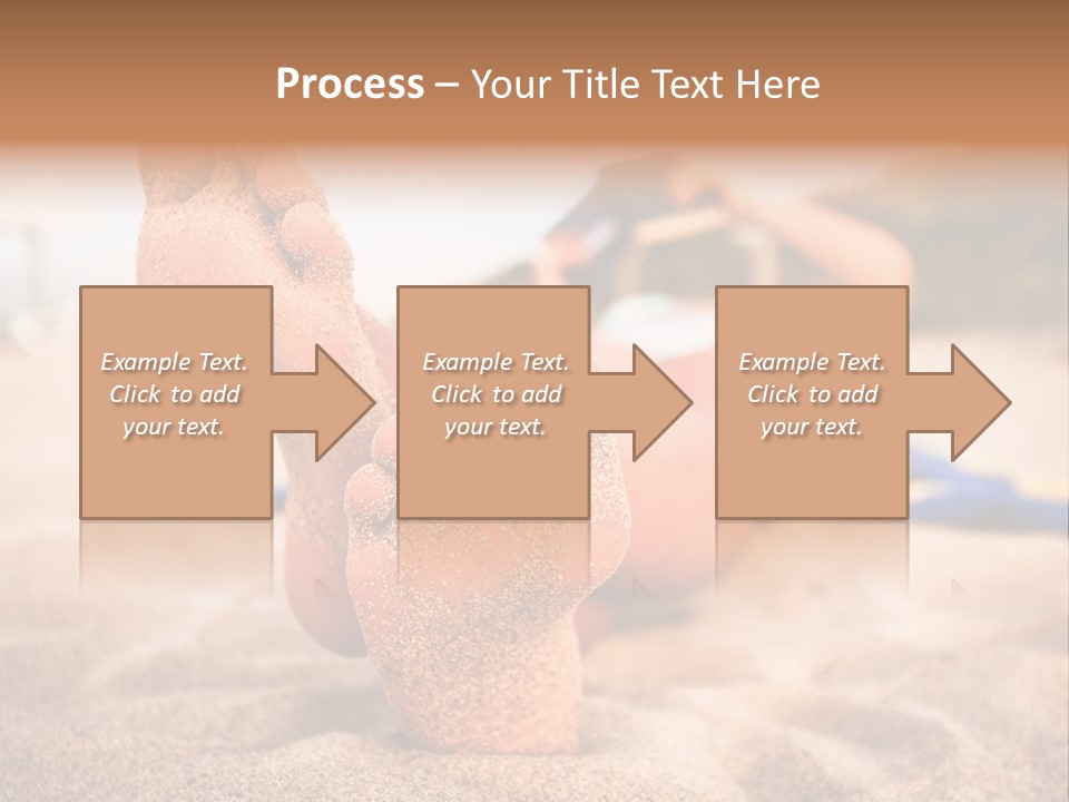 Sandy Water Tropical PowerPoint Template