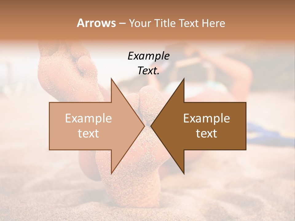 Sandy Water Tropical PowerPoint Template