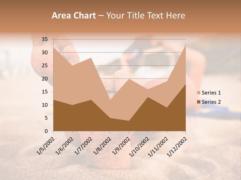 Sandy Water Tropical PowerPoint Template