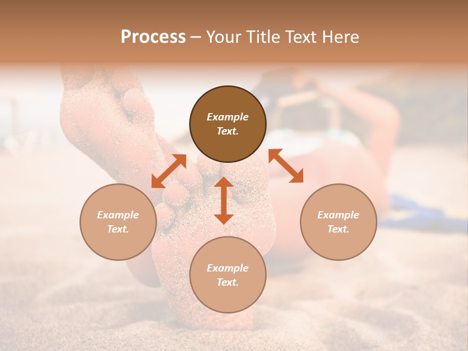 Sandy Water Tropical PowerPoint Template