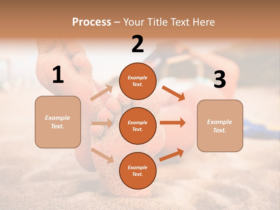 Sandy Water Tropical PowerPoint Template