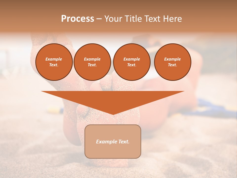 Sandy Water Tropical PowerPoint Template