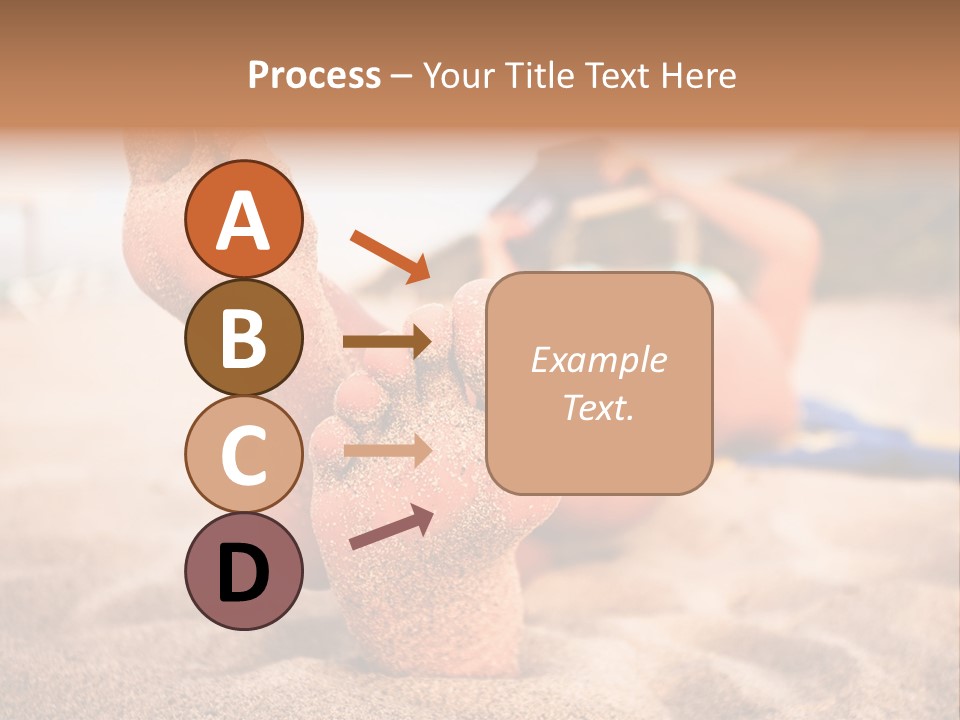 Sandy Water Tropical PowerPoint Template